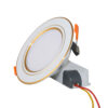 Đèn LED Âm Trần Đổi Màu Viền Vàng Việt Nhật 12W
