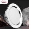 Đèn LED Âm Trần Đổi Màu Viền Bạc Việt Nhật 12W